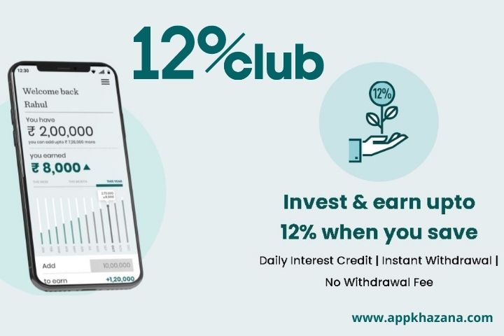 12% club app refer and earn