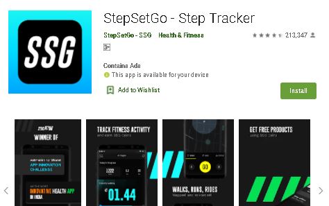 Steps Set Go App download