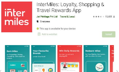 Download Intermiles App