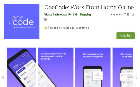 onecode app earn paytm cash