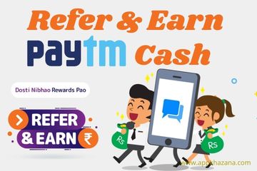 refer and earn apps paytm cash