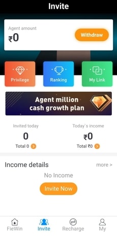 fiewin apk refer and earn program