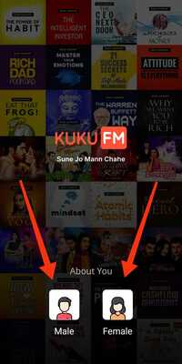 kuku fm app create account