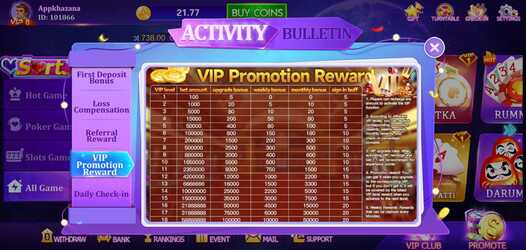 rummy birkin vip promotion reward
