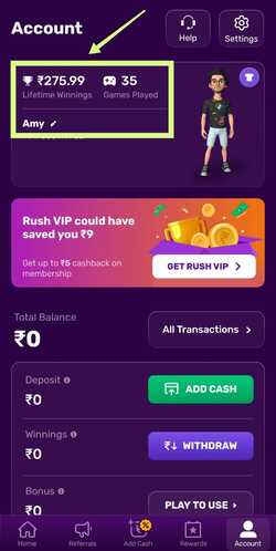 rush app win money